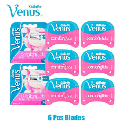 Gillette Venus 3-Layer Women’s Safety Razor Blades for Smooth Face, Arm & Leg Shaving