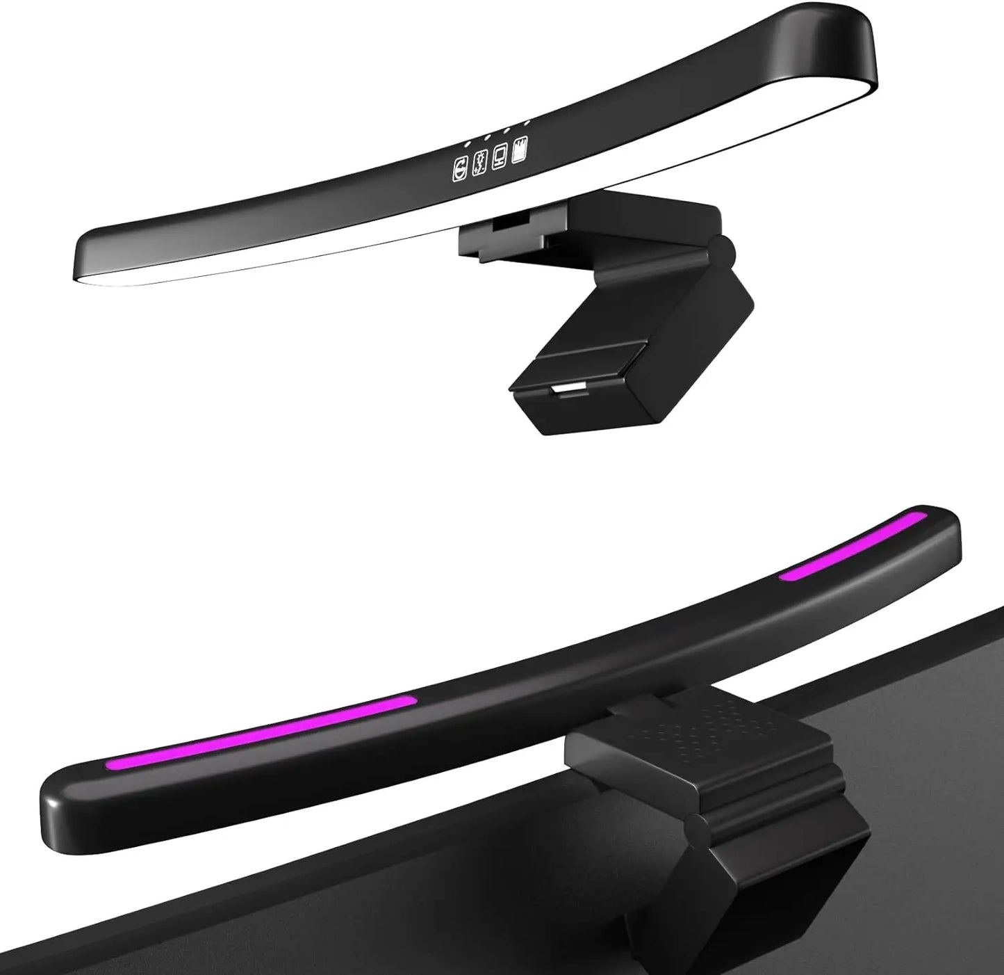 Straight/Curved Monitor Light Bar – RGB Eye Care Gaming Lamp