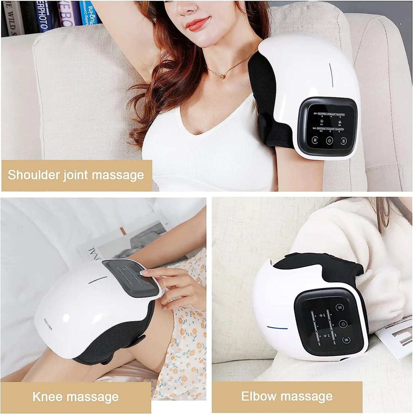 Knee Massager with Infrared Heat and Vibration.