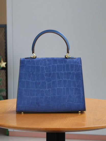 Fall/Winter Frosted Crocodile Fashion Handbag
