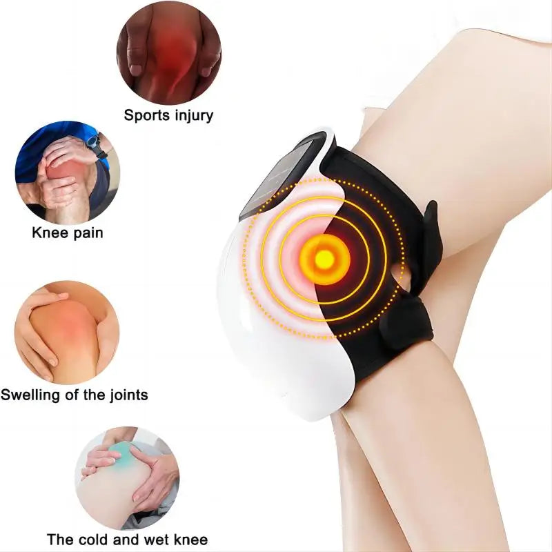 Knee Massager with Infrared Heat and Vibration.