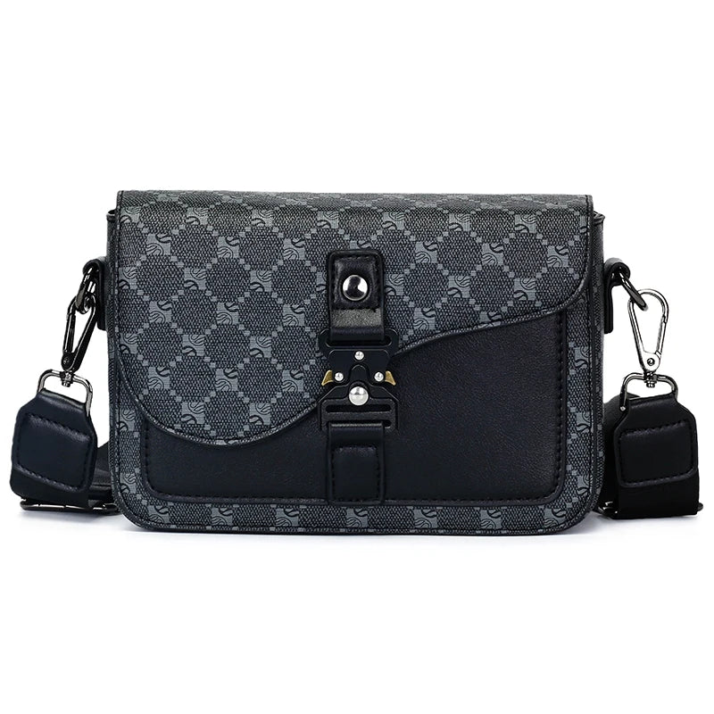 High-End Men’s PU Leather Crossbody Sling Bag - Maison Novaire