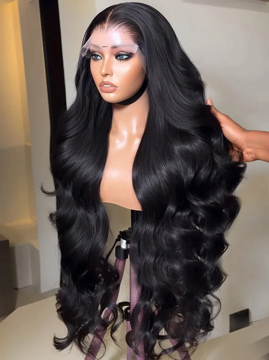 Glueless Wig Human Hair Body Wave Lace Frontal.