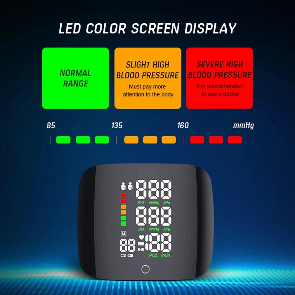 BP Monitor with Smart LED Display.