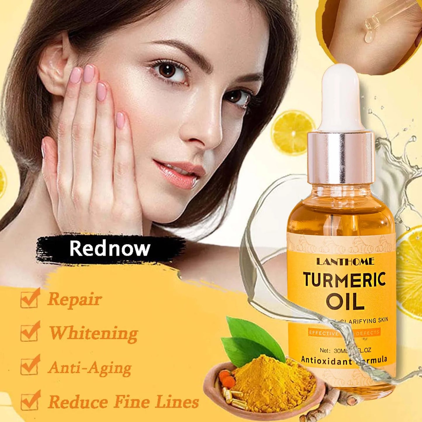 Tumeric Oil Facial Treatment.