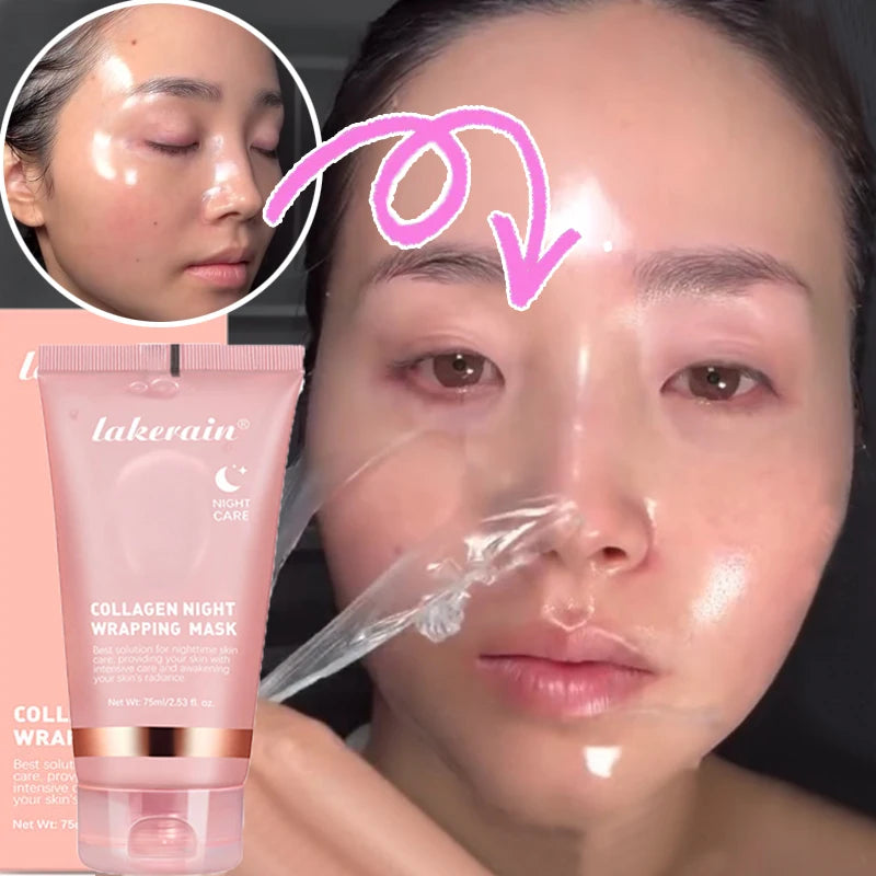 Night Collagen Peel off Wrapping Mask for All Skin Types