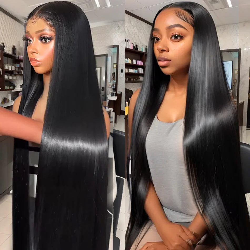 200 Density 13x4 13x6 HD Transparent Straight Lace For Black Women.