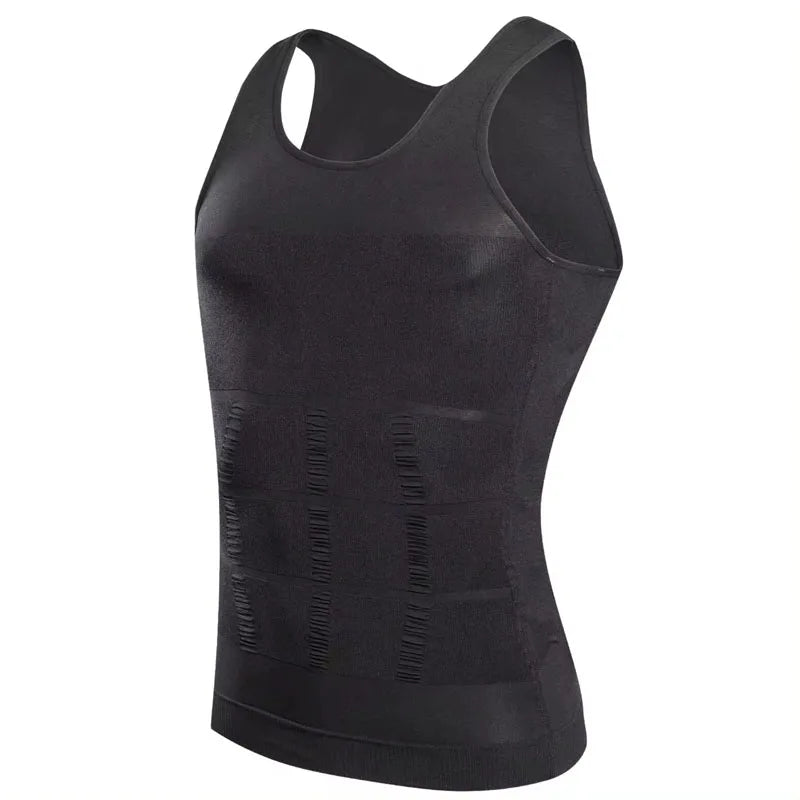 Men Body Shaper and Undershirt Compression Vest.