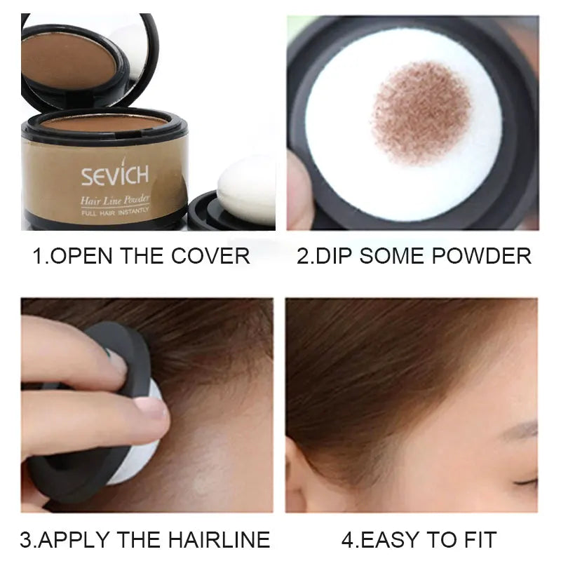 Sevich Hairline Powder 4g | Unisex Hair Shadow Concealer - Maison Novaire #