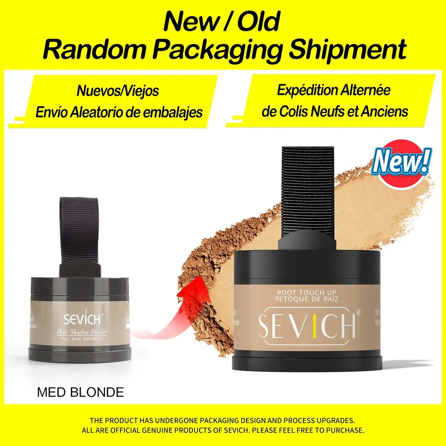 Sevich Hairline Powder 4g | Unisex Hair Shadow Concealer - Maison Novaire #