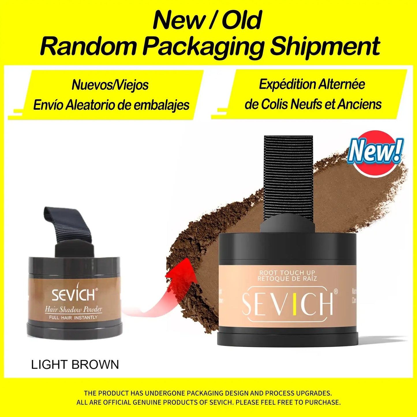 Sevich Hairline Powder 4g | Unisex Hair Shadow Concealer - Maison Novaire #