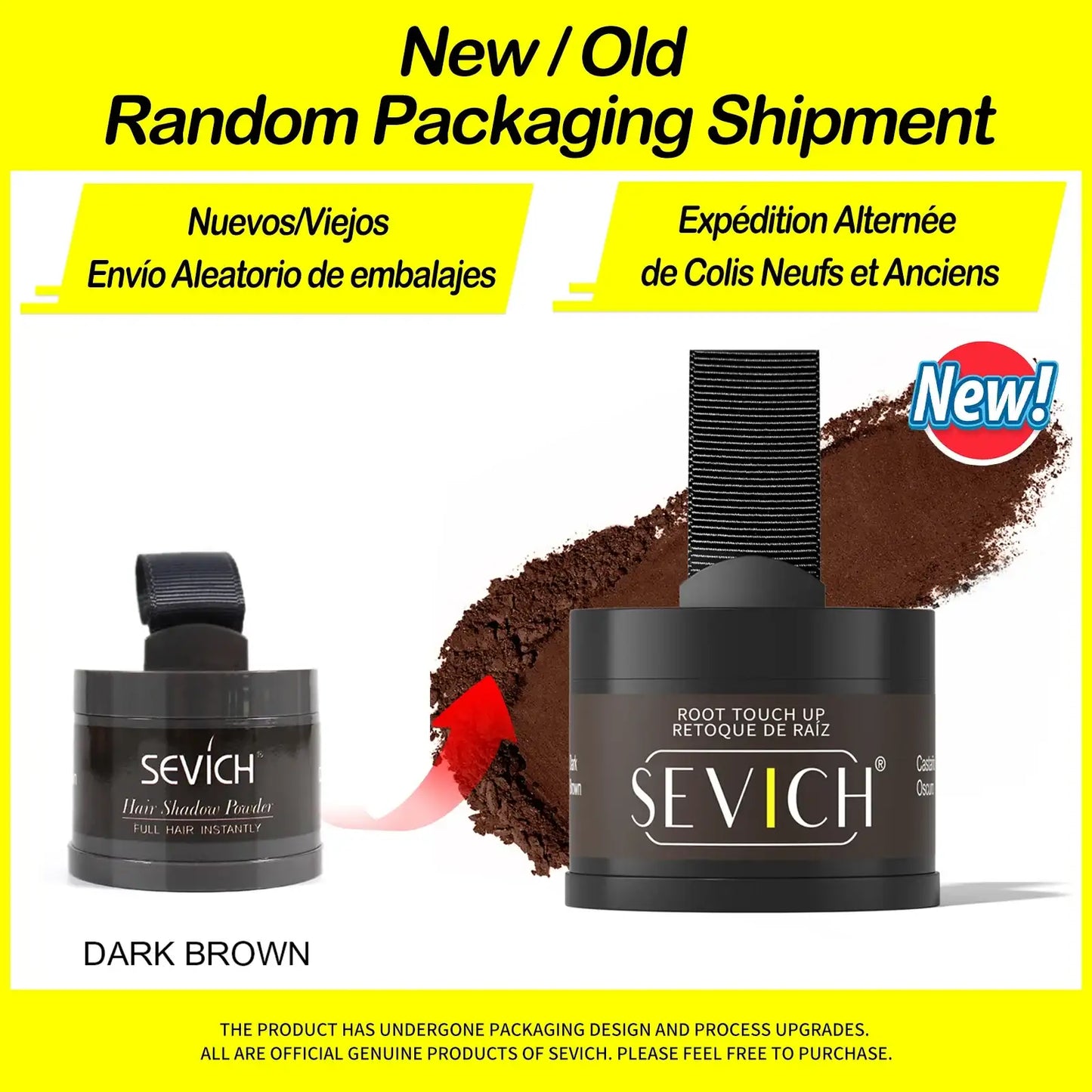 Sevich Hairline Powder 4g | Unisex Hair Shadow Concealer - Maison Novaire #