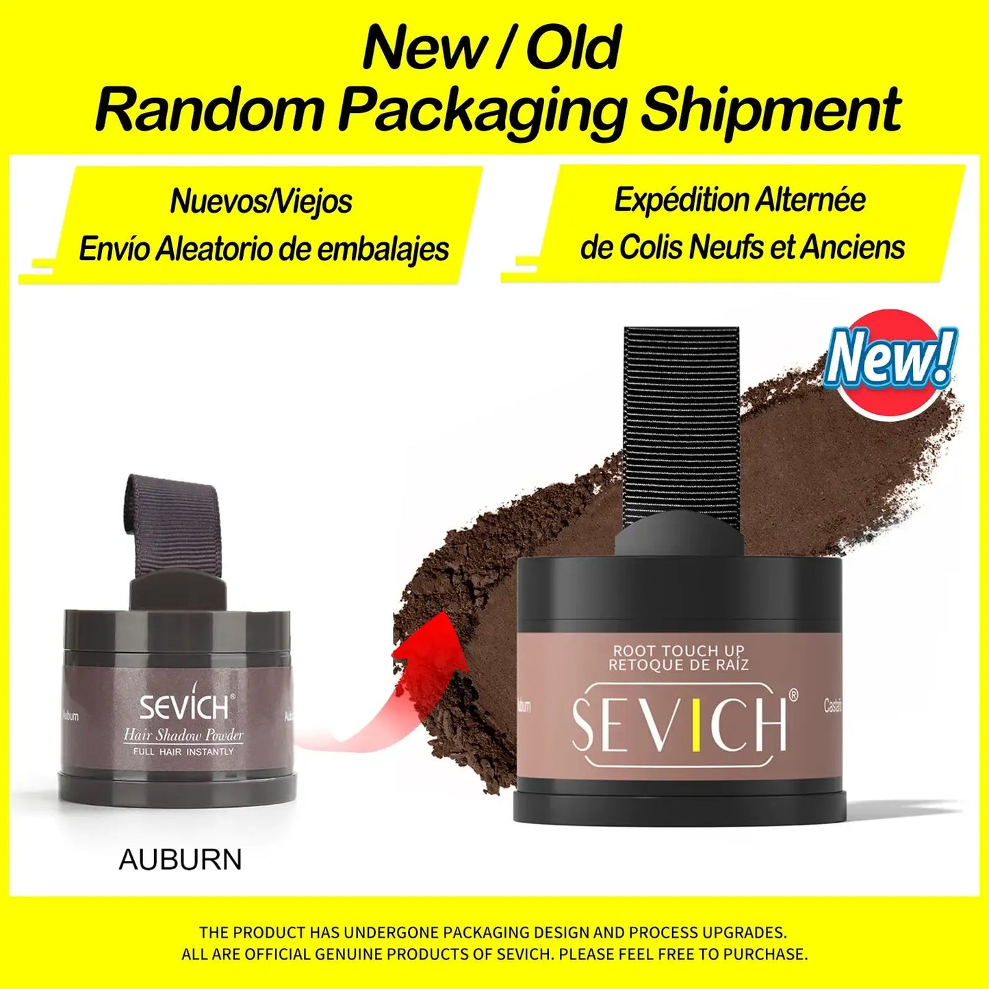 Sevich Hairline Powder 4g | Unisex Hair Shadow Concealer - Maison Novaire #