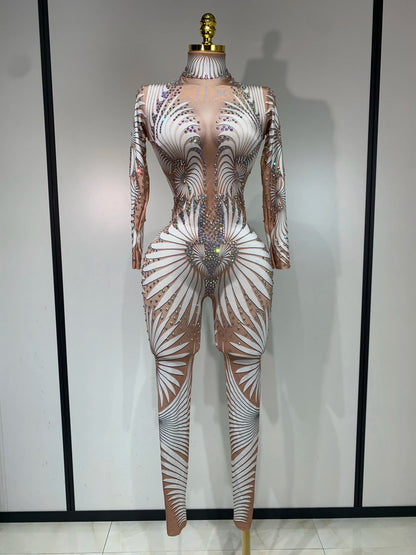 Sexy High Stretch Jumpsuit. - Maison Novaire #
