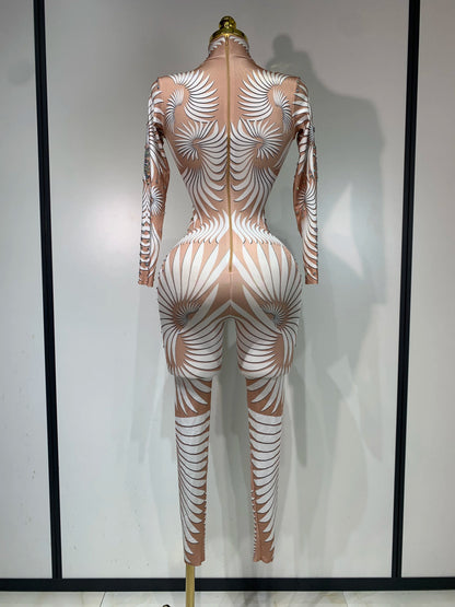 Sexy High Stretch Jumpsuit. - Maison Novaire #