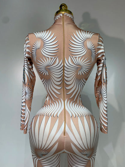 Sexy High Stretch Jumpsuit. - Maison Novaire #
