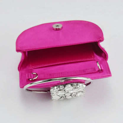 Shiny Rhinestone Clutch Purse. - Maison Novaire #