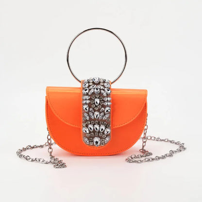 Shiny Rhinestone Clutch Purse. - Maison Novaire #