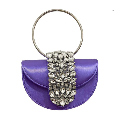 Shiny Rhinestone Clutch Purse. - Maison Novaire #
