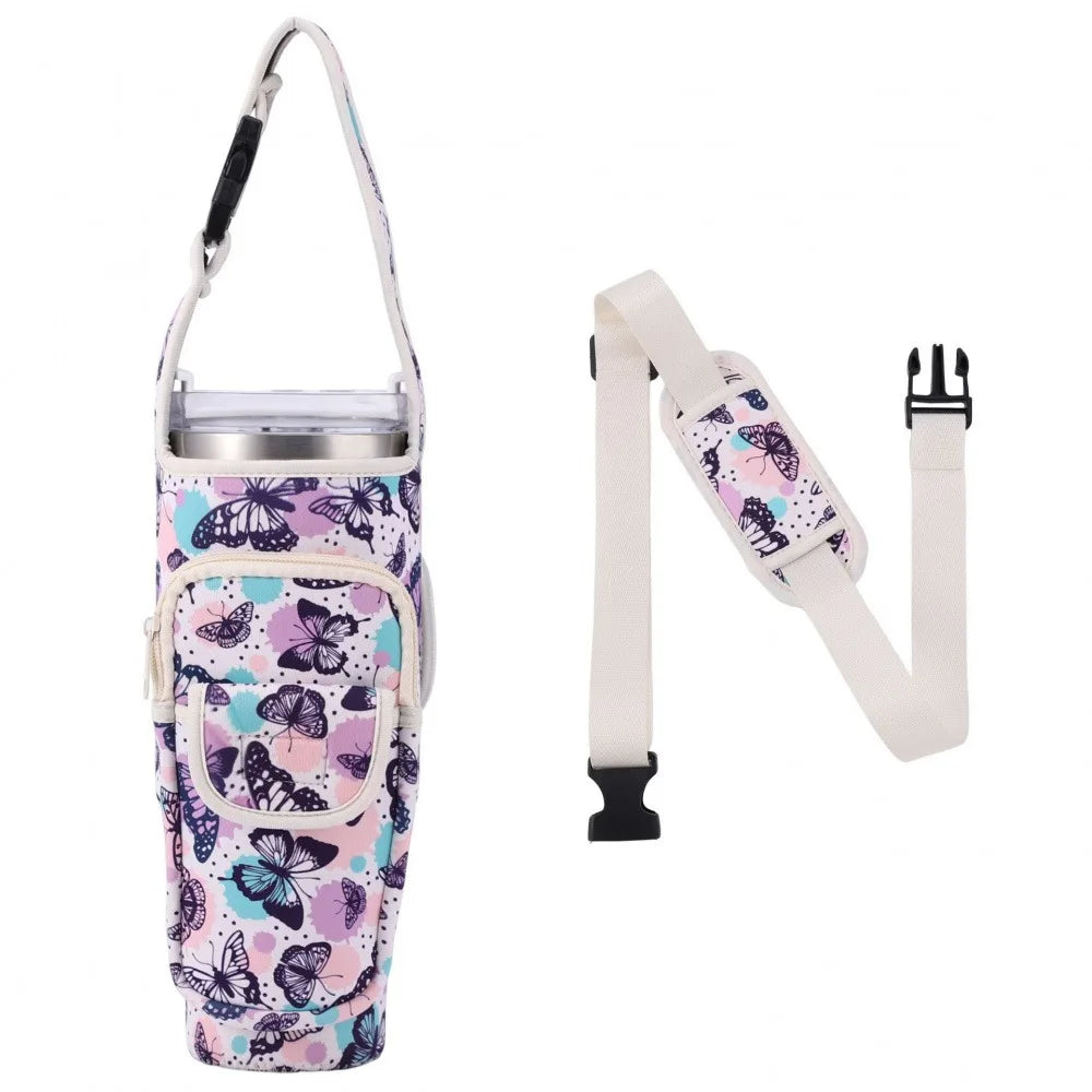 Shoulder Handheld Strap Water Bottle Holder. - Maison Novaire #