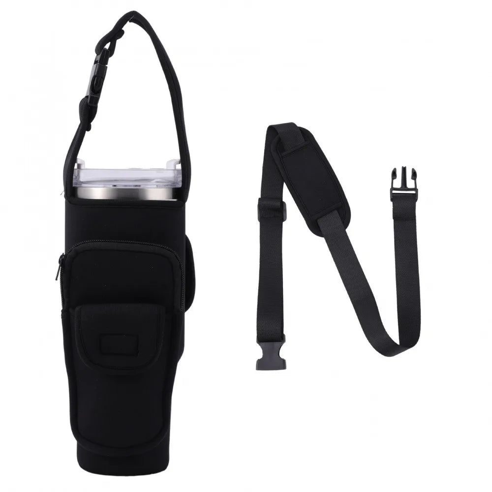 Shoulder Handheld Strap Water Bottle Holder. - Maison Novaire #
