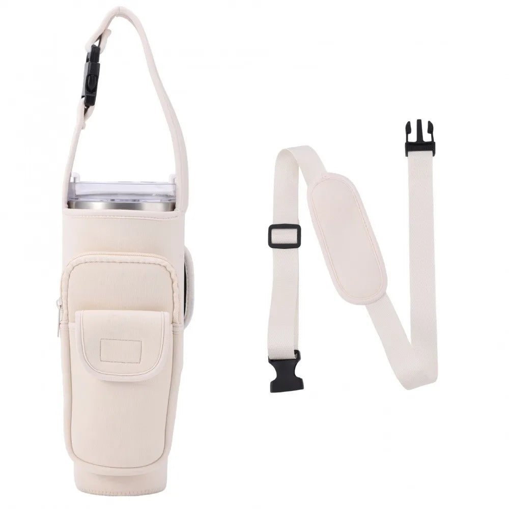 Shoulder Handheld Strap Water Bottle Holder. - Maison Novaire #