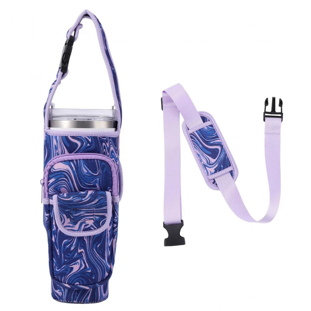 Shoulder Handheld Strap Water Bottle Holder. - Maison Novaire #