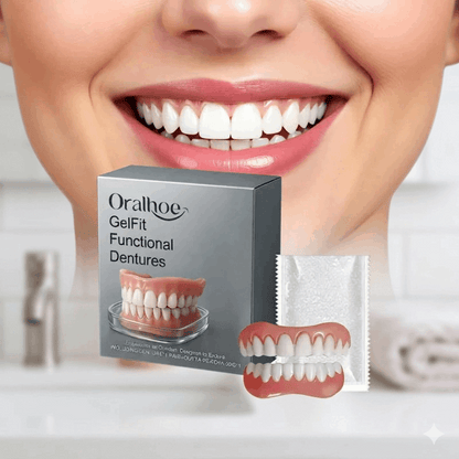 Silicone Dentures Full Set 2026 | Soft Temporary Teeth Tooth Loss Solution - Maison Novaire