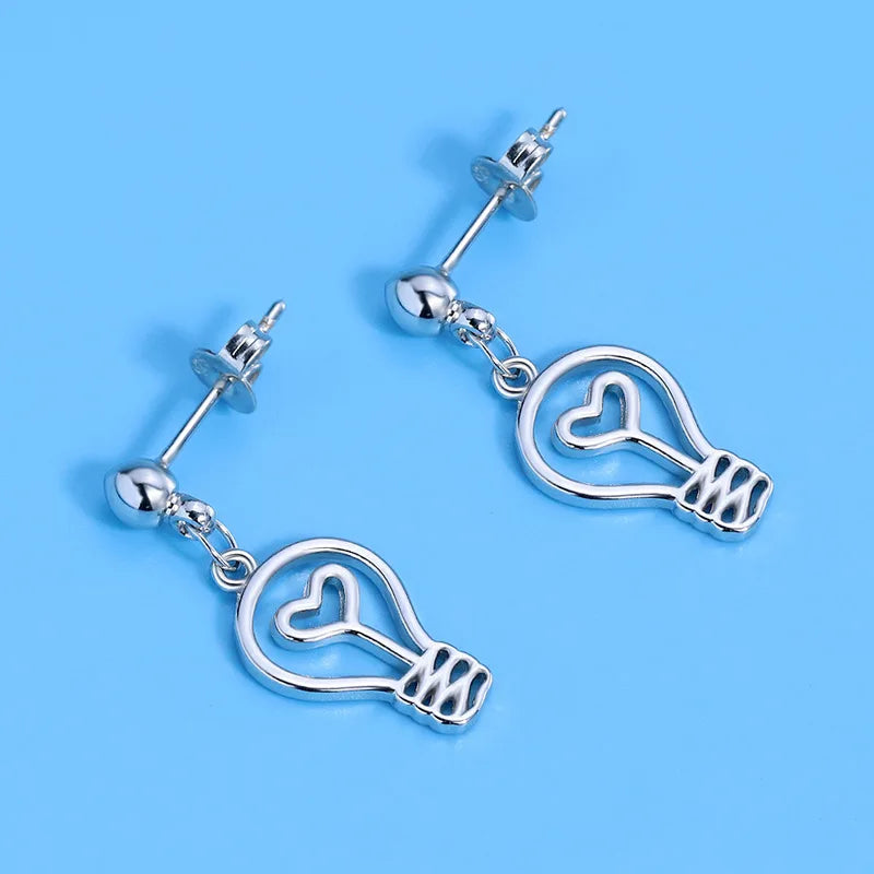 Silver Stud Earrings 925 For Women - BLAKESTORE-NG