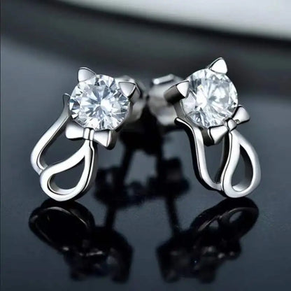 Silver Stud Earrings 925 For Women - BLAKESTORE-NG
