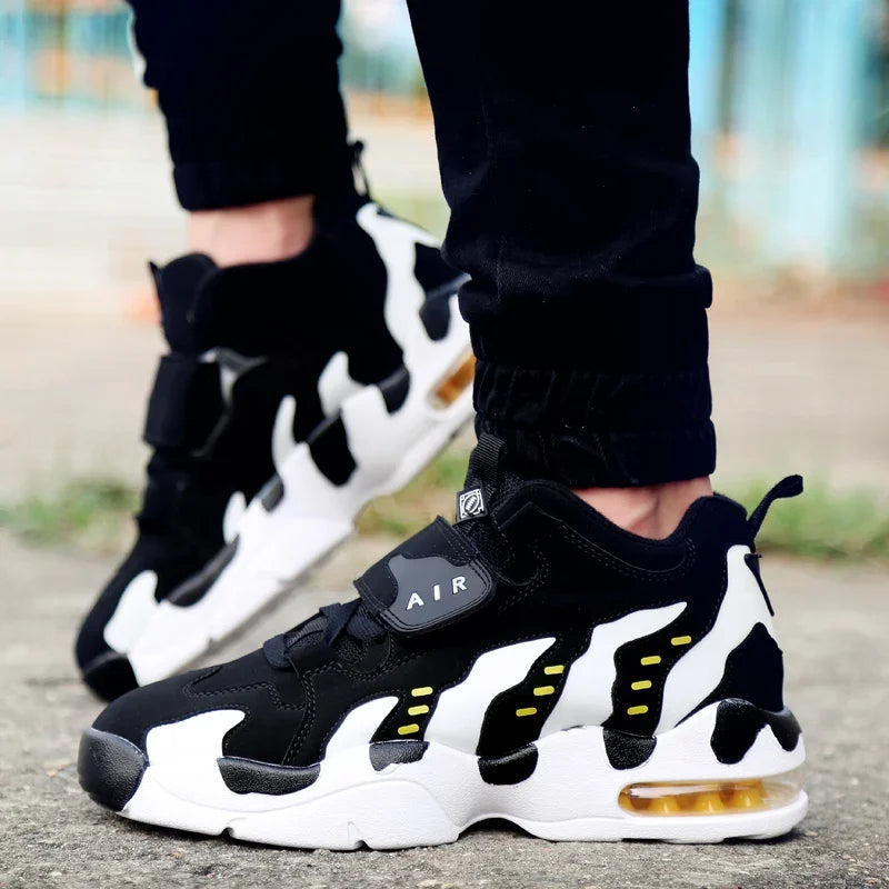 Sport Running Sneakers for Men. Air Cushion Jogging Shoe. Breathable Sneakers for Men. - Maison Novaire #