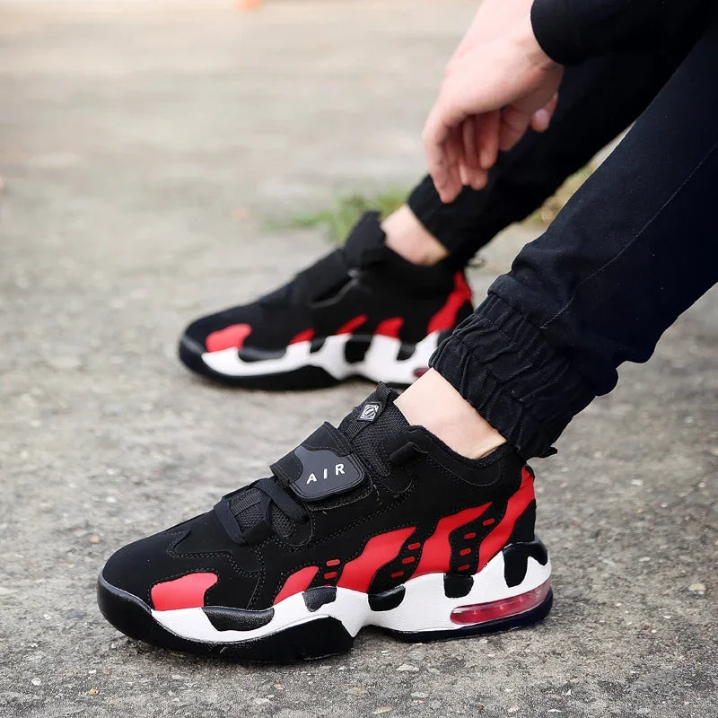 Sport Running Sneakers for Men. Air Cushion Jogging Shoe. Breathable Sneakers for Men. - Maison Novaire #