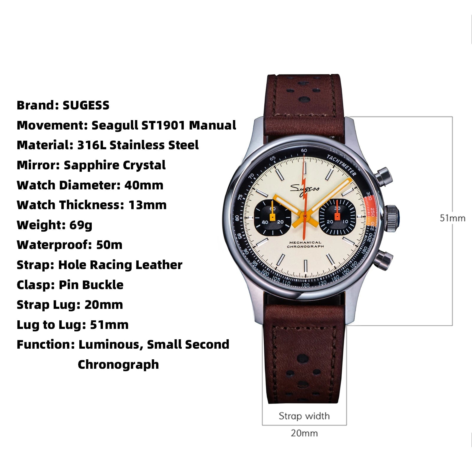 Sugess Watch of Men. - Maison Novaire #