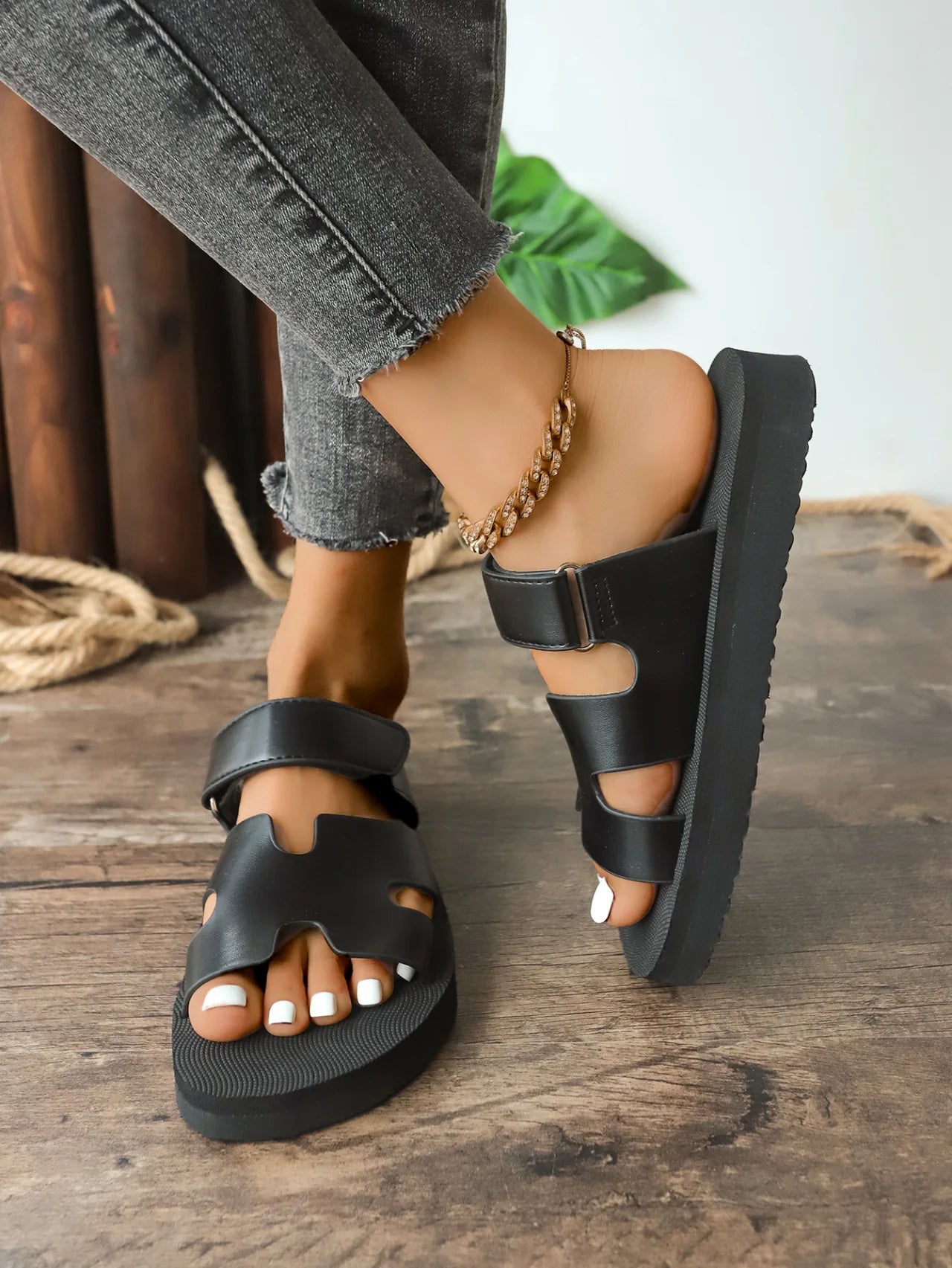 Summer Thick bottom Sandal Slippers. - Maison Novaire #