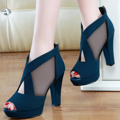 Summer Women High Heel Shoes. - Maison Novaire #