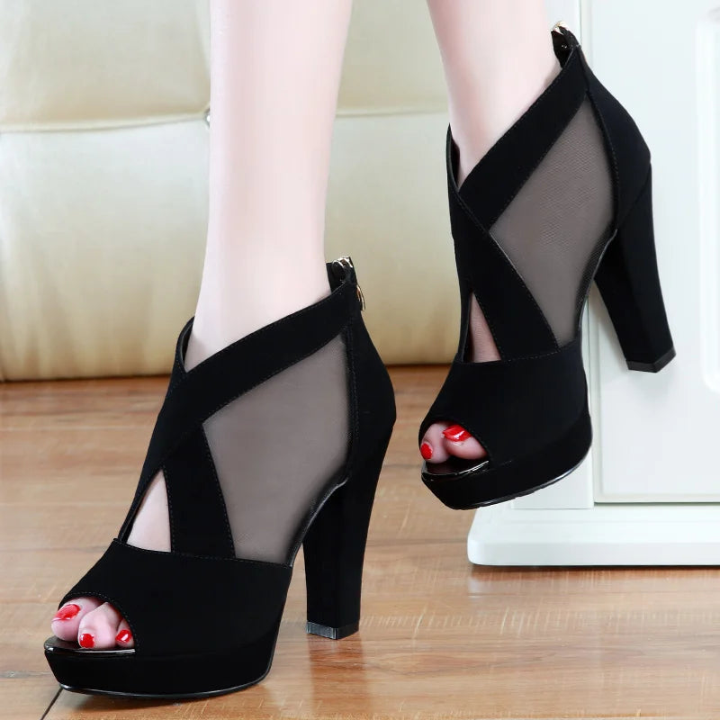 Summer Women High Heel Shoes. - Maison Novaire #