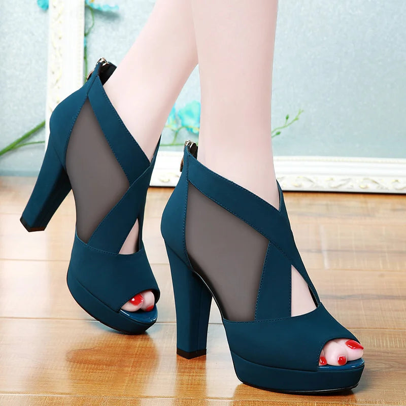 Summer Women High Heel Shoes. - Maison Novaire #