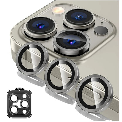 Titanium Gray Metal Tempered Glass Camera Lens Cover - Maison Novaire #