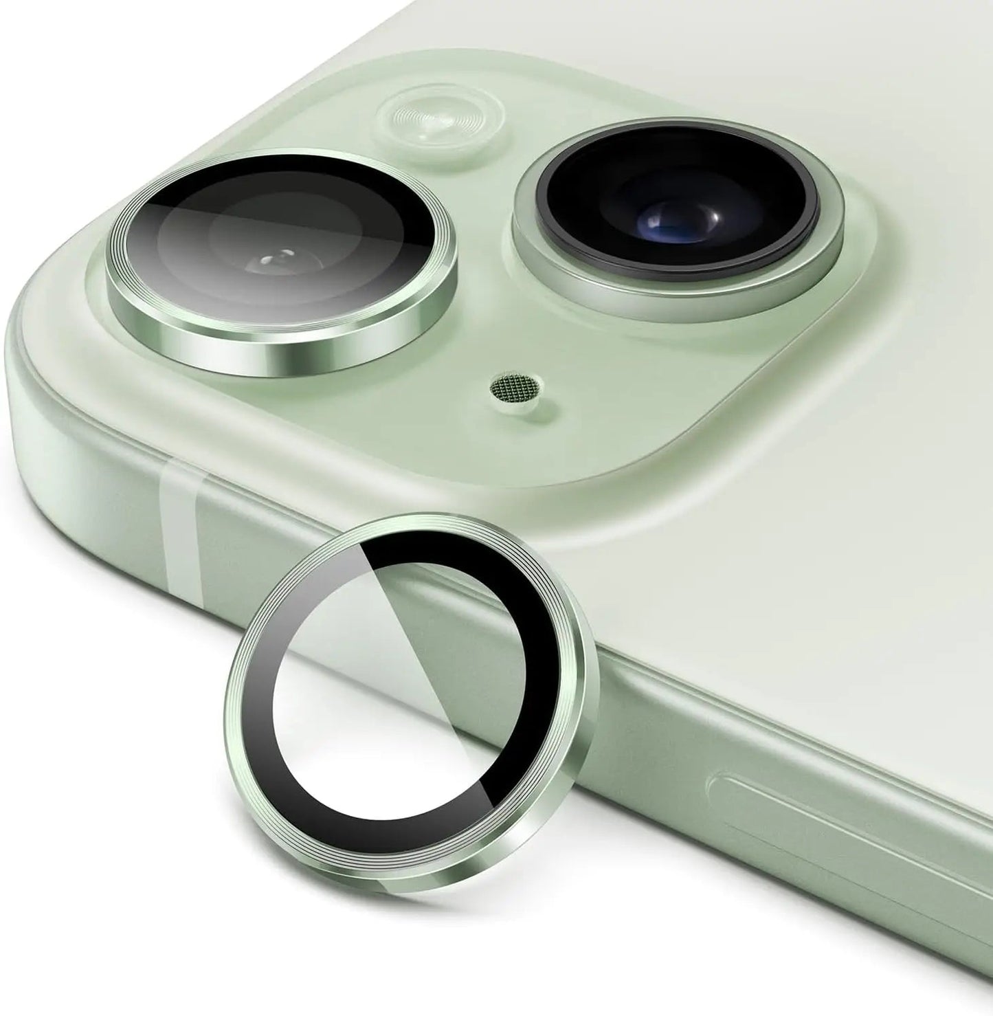 Titanium Gray Metal Tempered Glass Camera Lens Cover - Maison Novaire #