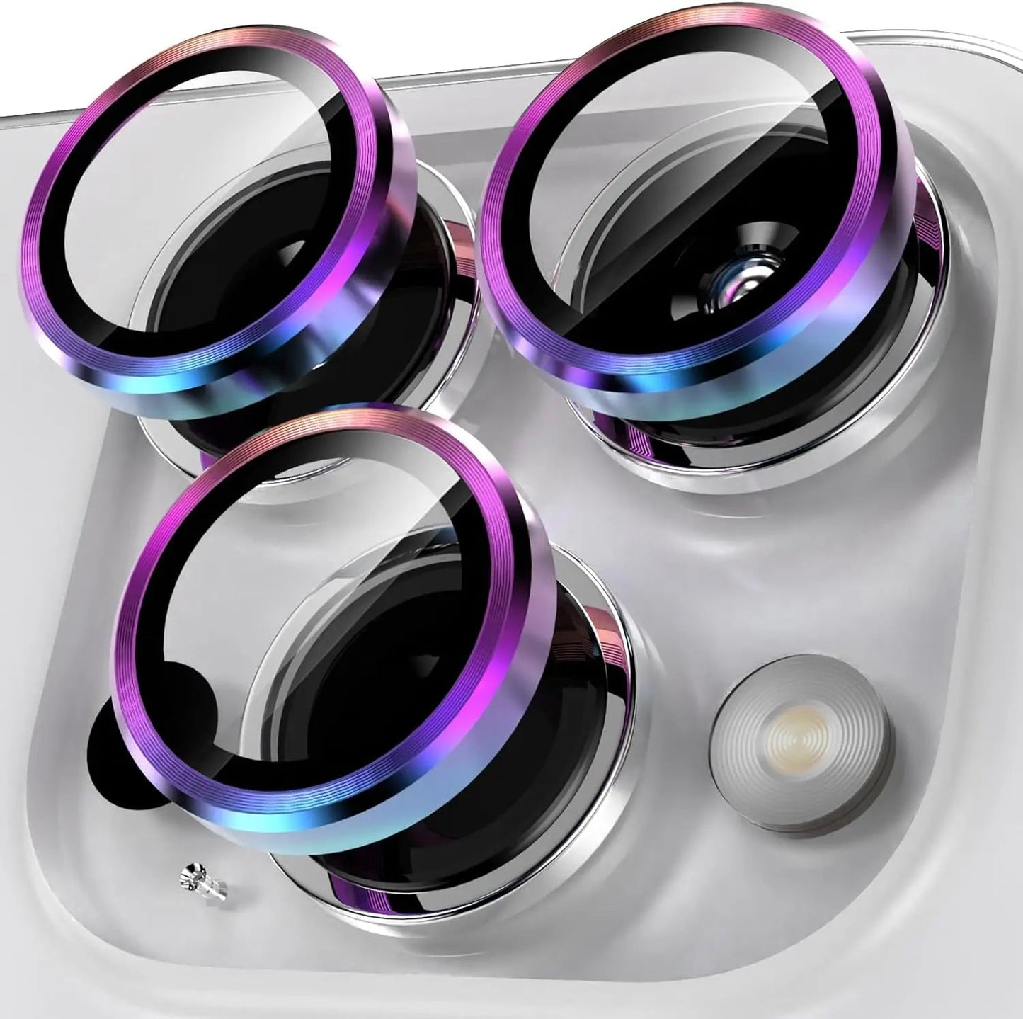Titanium Gray Metal Tempered Glass Camera Lens Cover - Maison Novaire #
