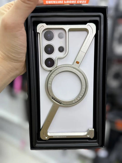 Titanium Metal Phone Case for Samsung Galaxy Fold & Ultra. - Maison Novaire #