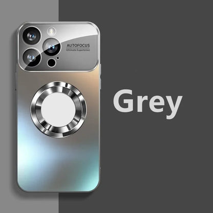 Titanium Metallic Matte Case For iPhone 17 Air 16 15 14 13 12 11 Pro Max Plus For Magsafe Lens Camera Protection Cover - Maison Novaire #