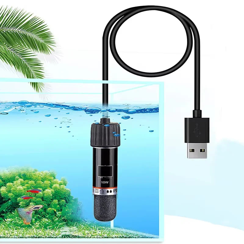 USB Mini Aquarium Heating Rod For small Fish Tank. - Maison Novaire #