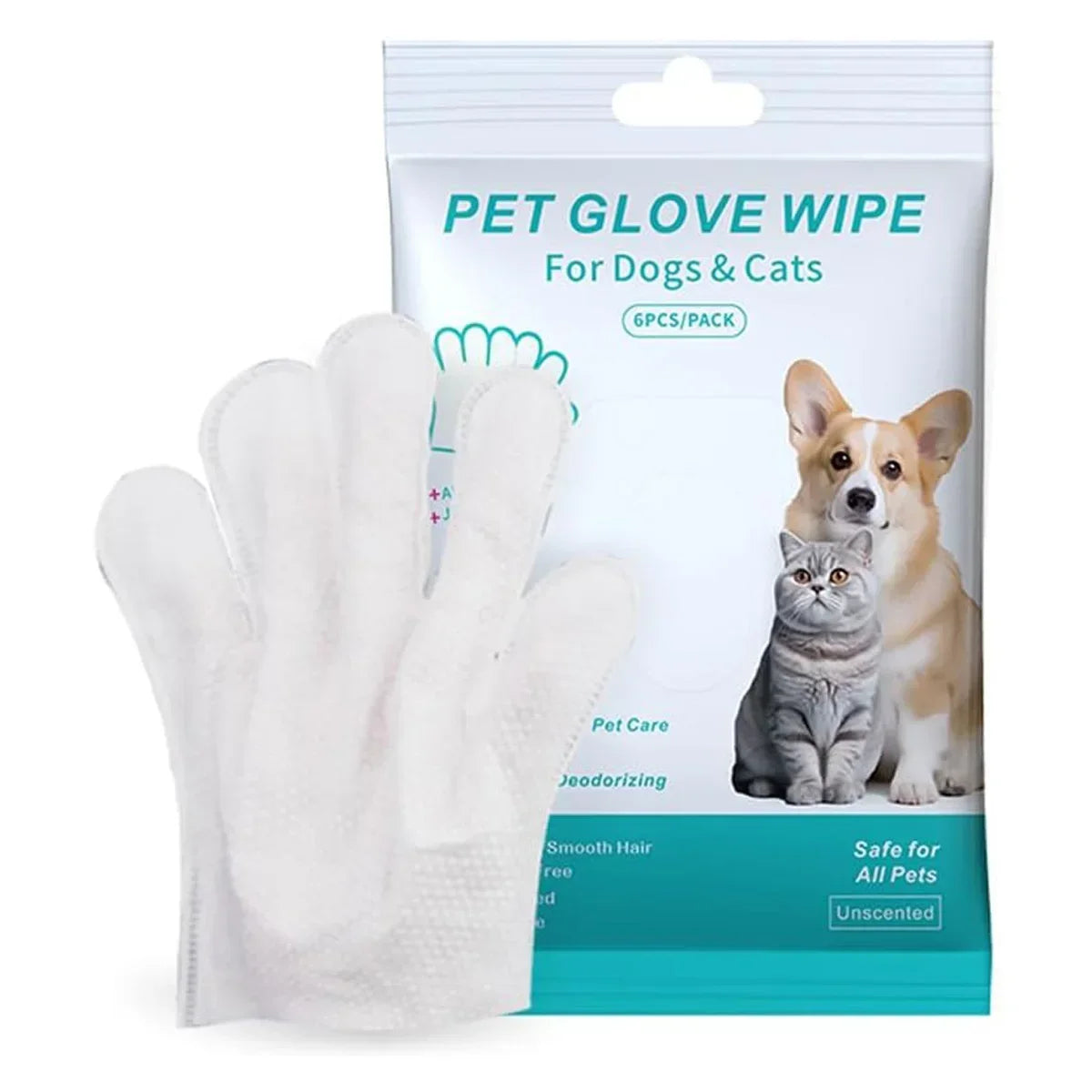Unscented Pet Cleaning Wipes & Gloves - Maison Novaire #