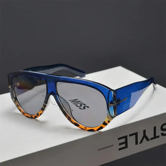 Vintage Brand Designer Oversized Pilot Sunglasses - BLAKESTORE-NG