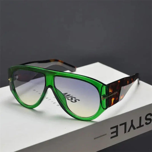 Vintage Brand Designer Oversized Pilot Sunglasses - BLAKESTORE-NG