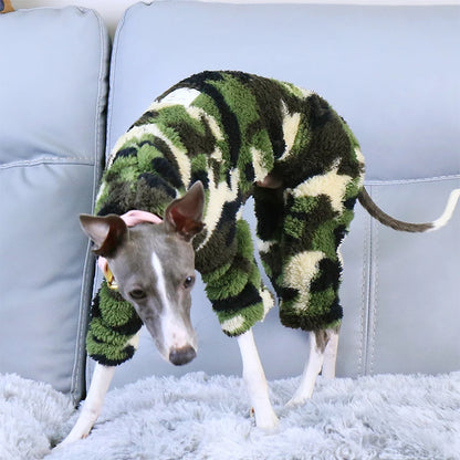 Whippet & Italian Greyhound Fleece Turtleneck Jacket – Warm Winter Dog Jumper - Maison Novaire #