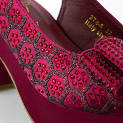 Wine Wedding High Heels Party Shoes - Maison Novaire #