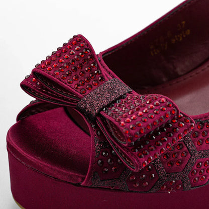 Wine Wedding High Heels Party Shoes - Maison Novaire #