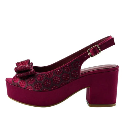 Wine Wedding High Heels Party Shoes - Maison Novaire #